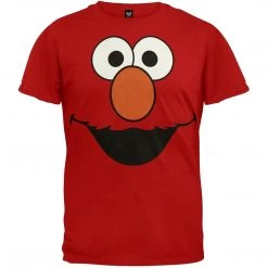 Mighty Fine Sesame Street Elmo Face Toddlers T-shirt Shirts / Tops