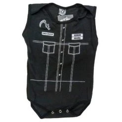 Calhoun SOA Reaper Costume Leather Vest Print Creeper Infant Snapsuit