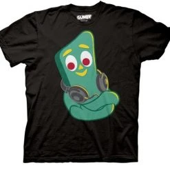 Vendor-unknown Gumby Headphones Black Mens T-shirt Shirts / Tops