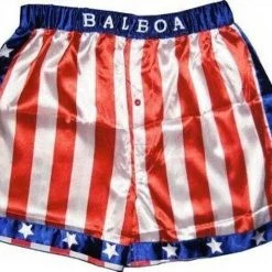 Lucky Star Rocky Balboa Boxing American Adult Flag Shorts