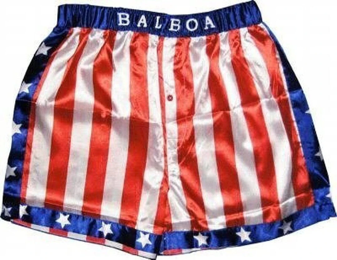 Lucky Star Rocky Balboa Boxing American Adult Flag Shorts 1 Lucky Star Rocky Balboa Boxing American Adult Flag Shorts