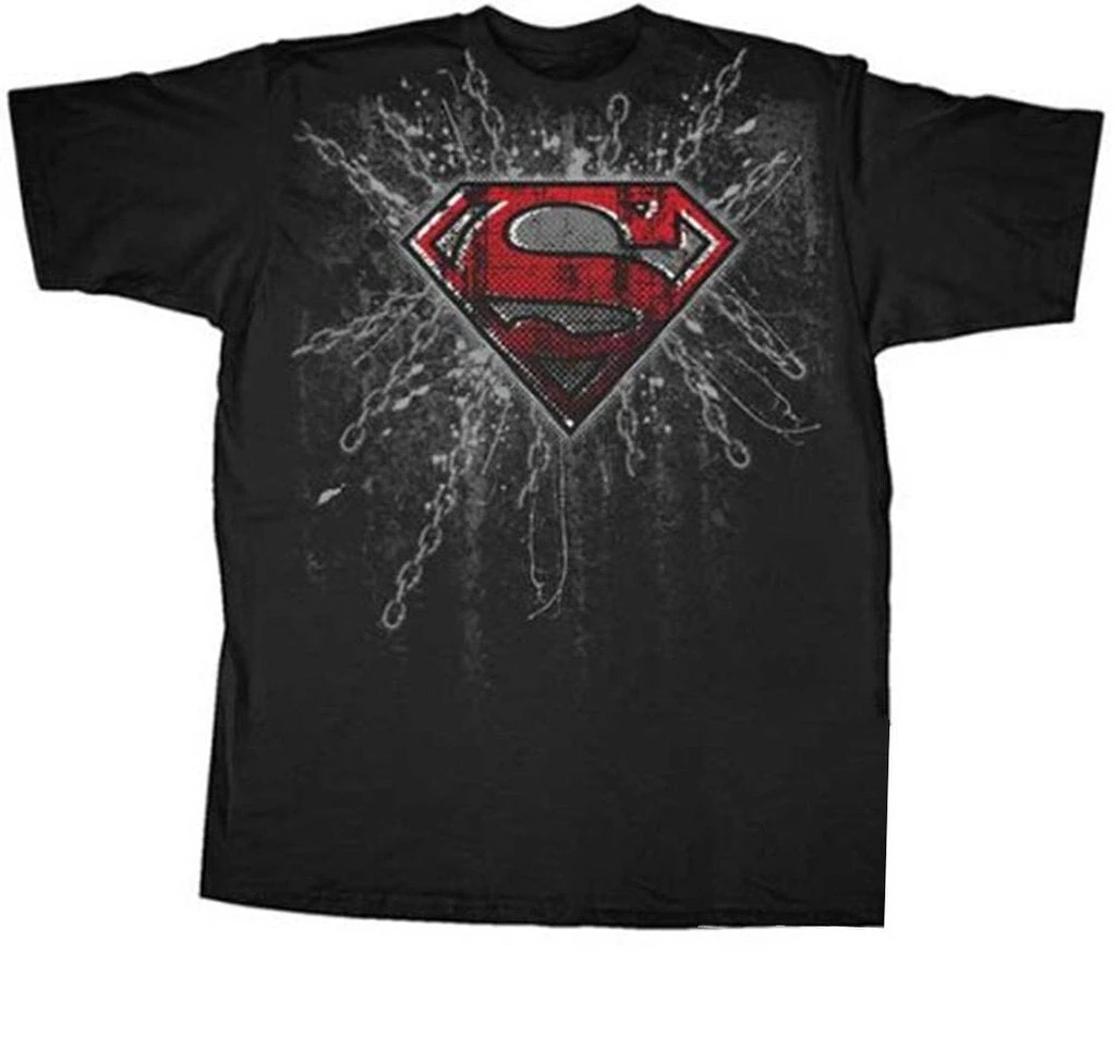 Fifth Sun Superman Super Steel Red Foil Print T-shirt Shirts / Tops 1 Fifth Sun Superman Super Steel Red Foil Print T-shirt Shirts / Tops