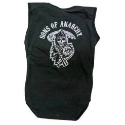 Calhoun SOA Reaper Costume Leather Vest Print Creeper Infant Snapsuit