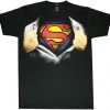 Bowe Industries Superman Ripping Open Shirt T-Shirt Shirts / Tops