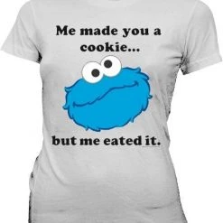 Mighty Fine Sesame Street Cookie Monster Me Eated It T-shirt Shirts / Tops