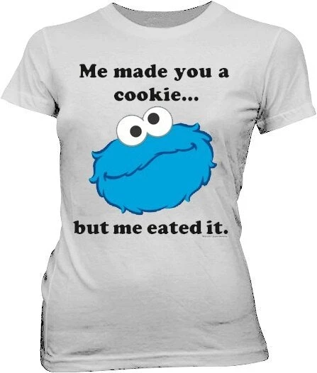 Mighty Fine Sesame Street Cookie Monster Me Eated It T-shirt Shirts / Tops 1 Mighty Fine Sesame Street Cookie Monster Me Eated It T-shirt Shirts / Tops