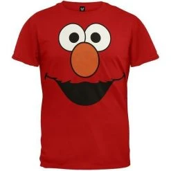 Mighty Fine Sesame Street Elmo Face Toddlers T-shirt Shirts / Tops