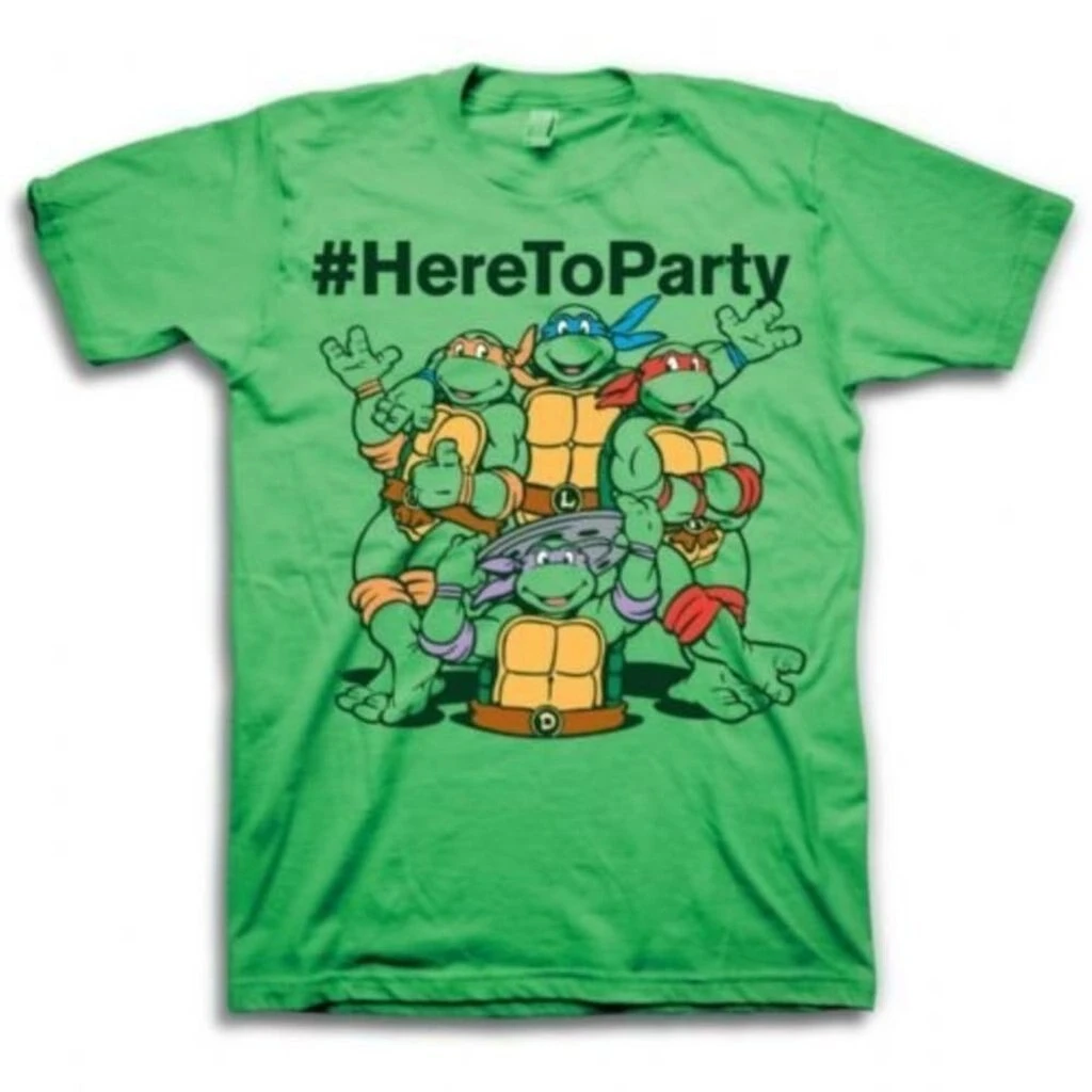 Freeze TMNT #HereToParty Hashtag Here To Party T-Shirt 1 Freeze TMNT #HereToParty Hashtag Here To Party T-Shirt