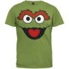 Mighty Fine Youth Shirts Sesame Street Oscar The Grouch Face T-shirt