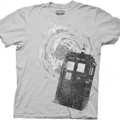 Ripple Junction Men's Shirts Tardis Time Vortex Phone Booth T-shirt