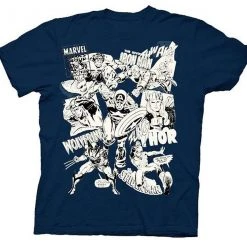 Jem Shirts / Tops UV Collage Navy Youth T-shirt