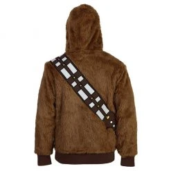 Mighty Fine Chewbacca Faux Fur Costume Zip Up Sweatshirt Sweaters & Sweatshirts