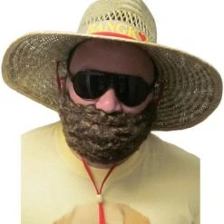 Costume Agent Costume Synthetic Brown Beard & Mustache MOVIES