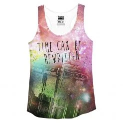 Ripple Junction Doctor Who Time Can Be Rewritten Racerback Tank