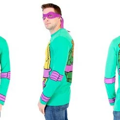 TVStoreOnline TMNT Long Sleeves Costume T-shirt & Eye Mask 23 TVStoreOnline TMNT Long Sleeves Costume T-shirt & Eye Mask