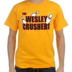 Ripple Junction Wesley Crushers Bowling Gold Adult T-shirt