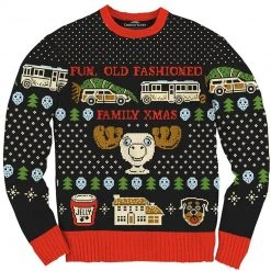 Ripple Junction Christmas Vacation Old Fashioned Xmas Ugly Sweater Sweaters & Sweatshirts