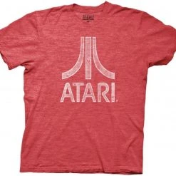 Ripple Junction Atari Distressed Logo Adult T-Shirt Men's Shirts