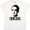 Ripple Junction Sheldon I'm Not Insane T-shirt