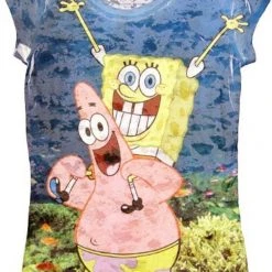 Awake Spongebob SquarePants Underwater Bob With Patrick Sublimation T-shirt Shirts / Tops