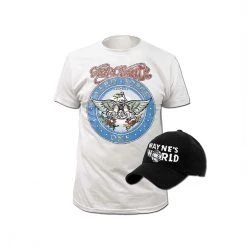 Costume Agent Adult Wayne's World T-shirt And Hat Costume Set Classic Comedies