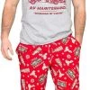 Costume Agent Pajamas / Underwear Christmas Vacation Cousin Eddie's Shirt And Shitters Full Pants Set