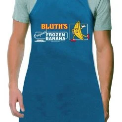 ICUP Bluth's Frozen Banana Stand Logo Blue Apron Comedy