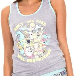 Vendor-unknown Underwear Womens 90s Nickelodeon Tank And Panty Set