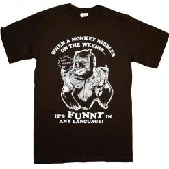 Ripple Junction Shirts / Tops Monkey Nibbles On The Weenis Funny T-shirt