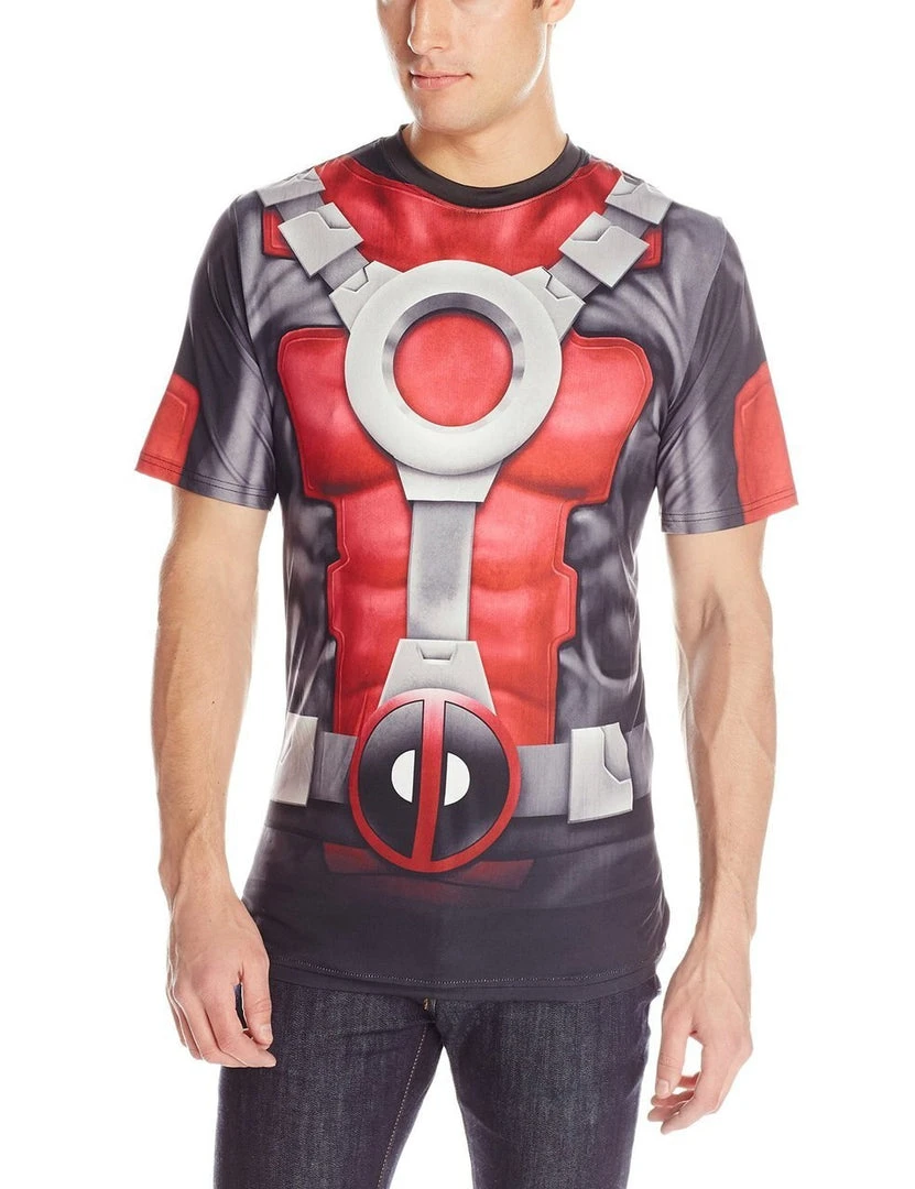 Mad Engine Shirts / Tops Deadpool Performance Athletic Sublimated T-Shirt 1 Mad Engine Shirts / Tops Deadpool Performance Athletic Sublimated T-Shirt