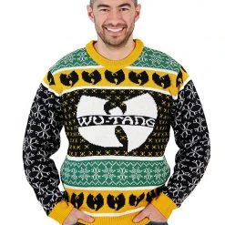 Costume Agent Sweaters & Sweatshirts Wu-Tang Clan Logo Ugly Christmas Sweater