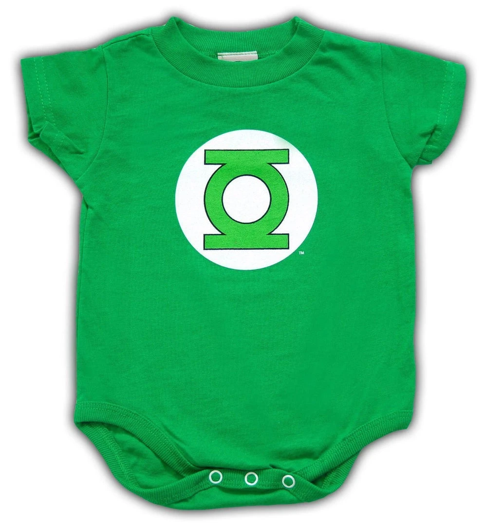 Changes/Trevco Green Lantern LogoSnapsuit Baby Romper Infant Snapsuit 1 Changes/Trevco Green Lantern LogoSnapsuit Baby Romper Infant Snapsuit