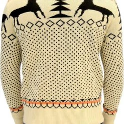 Costume Agent Ugly Christmas Sweater With Reindeer Sweatshirt Sweaters & Sweatshirts