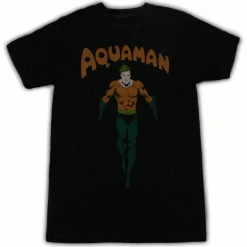Trevco Shirts / Tops Aquaman Standing Faded T-shirt