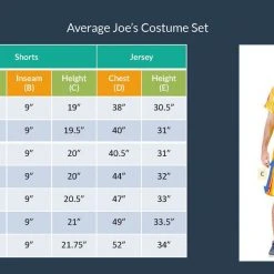 Art Box/Ripple Junction Average Joe's Costume Jersey Set MOVIES