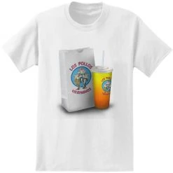 Isaac Morris Shirts / Tops Los Pollos Hermanos Food Bag White T-Shirt