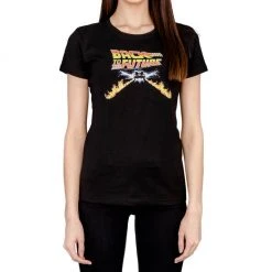 American Classics Back To The Future Flames Juniors T-shirt Shirts / Tops