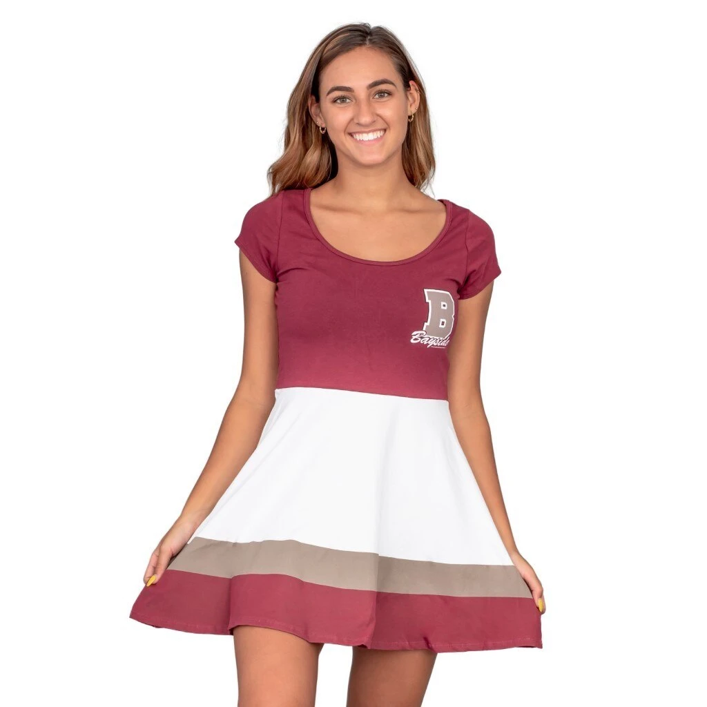 Mighty Fine Bayside Tigers Juniors Cheerleader Costume Dress 3 Mighty Fine Bayside Tigers Juniors Cheerleader Costume Dress