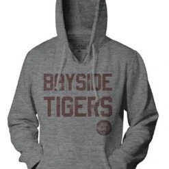 Ripple Junction Bayside Tigers Adult Gray Hoodie Hoodies
