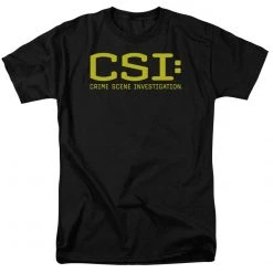 Trevco CSI Crime Scene Investigation Logo T-Shirt Men's Shirts