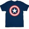 Mad Engine Captain America Star Logo T-shirt