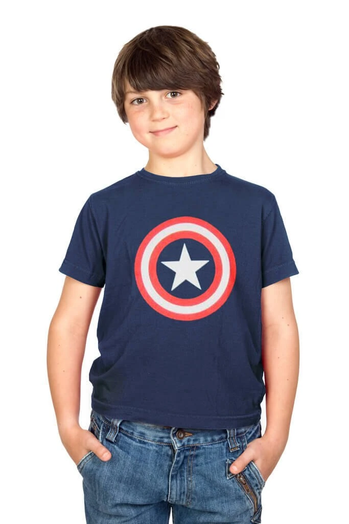 Impact Captain America Star Logo Youth T-shirt 1 Impact Captain America Star Logo Youth T-shirt