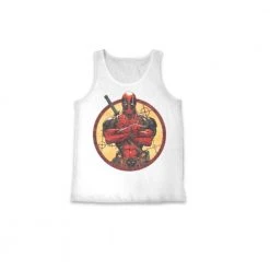 Mighty Fine Marvel Comics Deadpool Bullseye Tank Top Tank Tops
