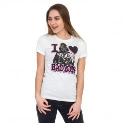 Fifth Sun Darth Vader Pink And Black Print I Heart Bad Boys T-shirt Shirts / Tops 5 Fifth Sun Darth Vader Pink And Black Print I Heart Bad Boys T-shirt Shirts / Tops