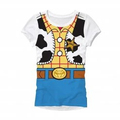 Mad Engine MOVIES Toy Story Woody Costume Juniors T-Shirt