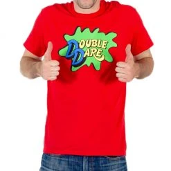 Art Box Shirts / Tops Double Dare Logo Costume T-shirt Tee 7 Art Box Shirts / Tops Double Dare Logo Costume T-shirt Tee