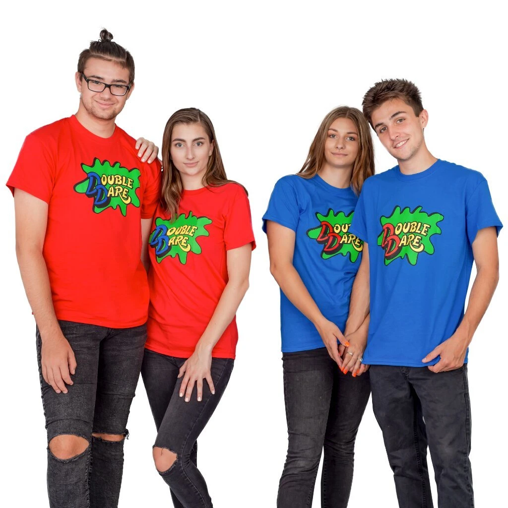 Art Box Shirts / Tops Double Dare Logo Costume T-shirt Tee 5 Art Box Shirts / Tops Double Dare Logo Costume T-shirt Tee