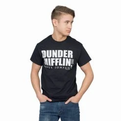 T-Line Dunder Mifflin INC Paper Company Logo T-shirt