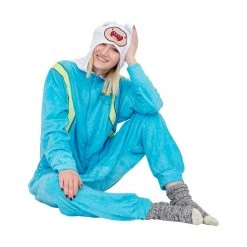 Underboss Finn The Human Hooded One Piece Pajama Pajamas / Underwear