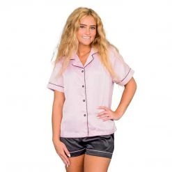 Intimo Licensing Inc Pajamas / Underwear Grease Pink Ladies Shorts And Top Pajama Set